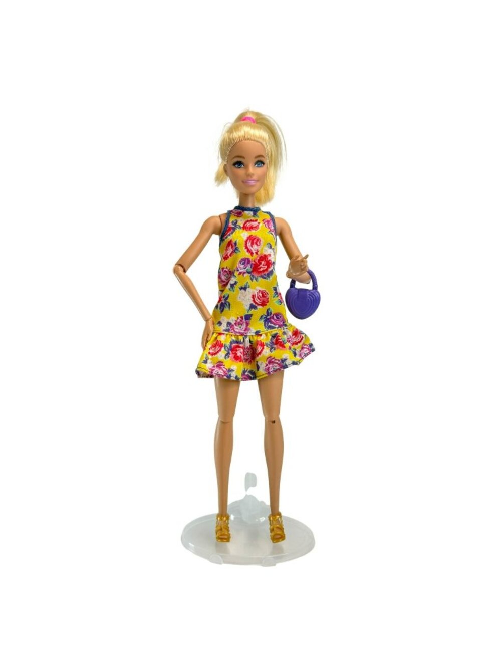 Barbie Gymnastics Doll Articulated HRG52 S301 2024 Redressed in Sundress